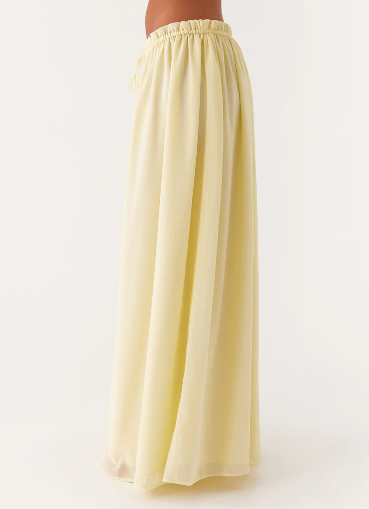Zaya Maxi Skirt - Yellow