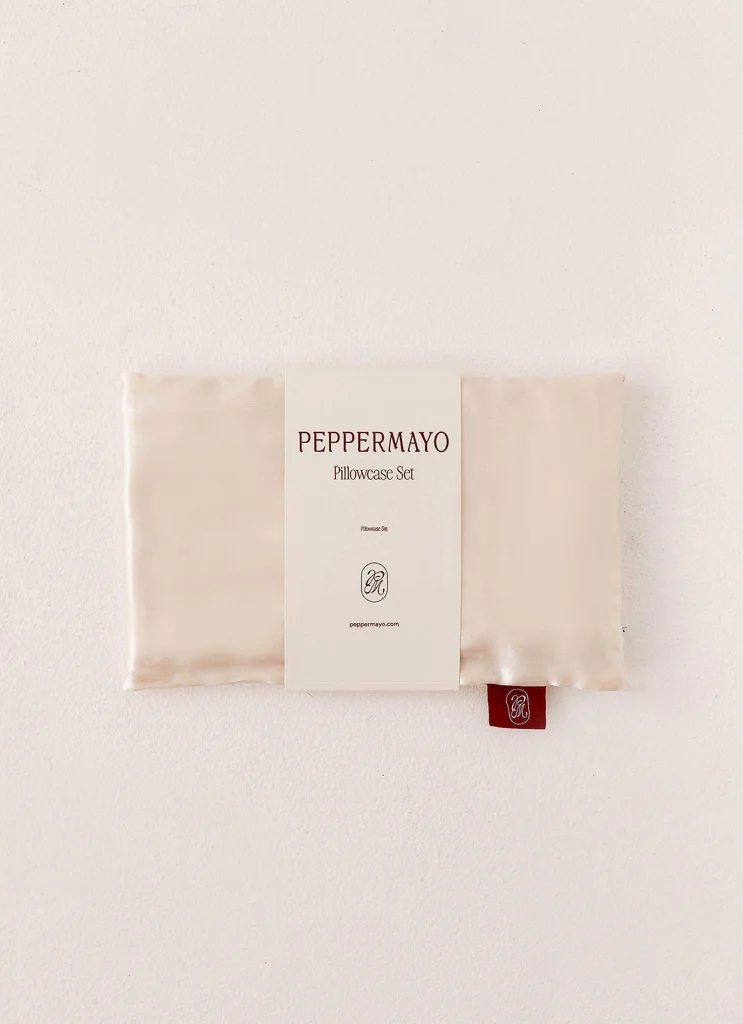 Peppermayo Pillow Case – Ivory Peppermayo Pillow Case - Ivory