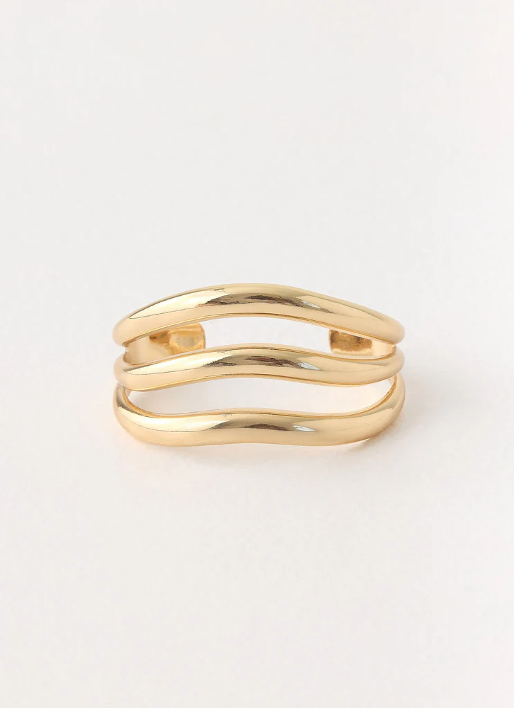 Edgewise Bracelet - Gold
