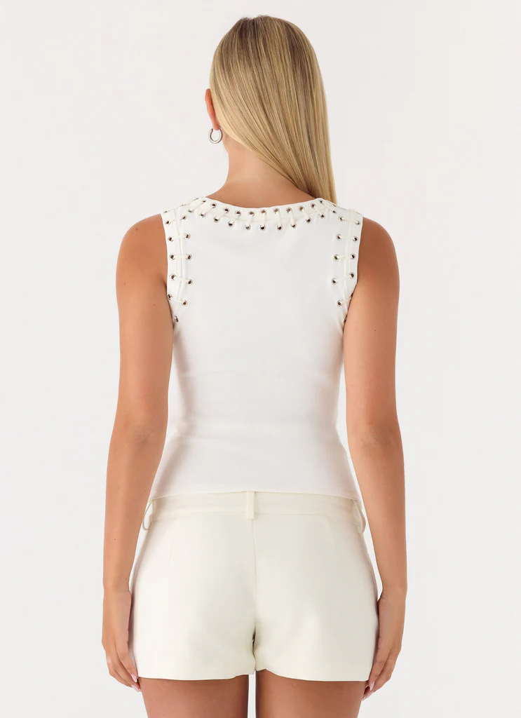 Play For It Top - Ivory