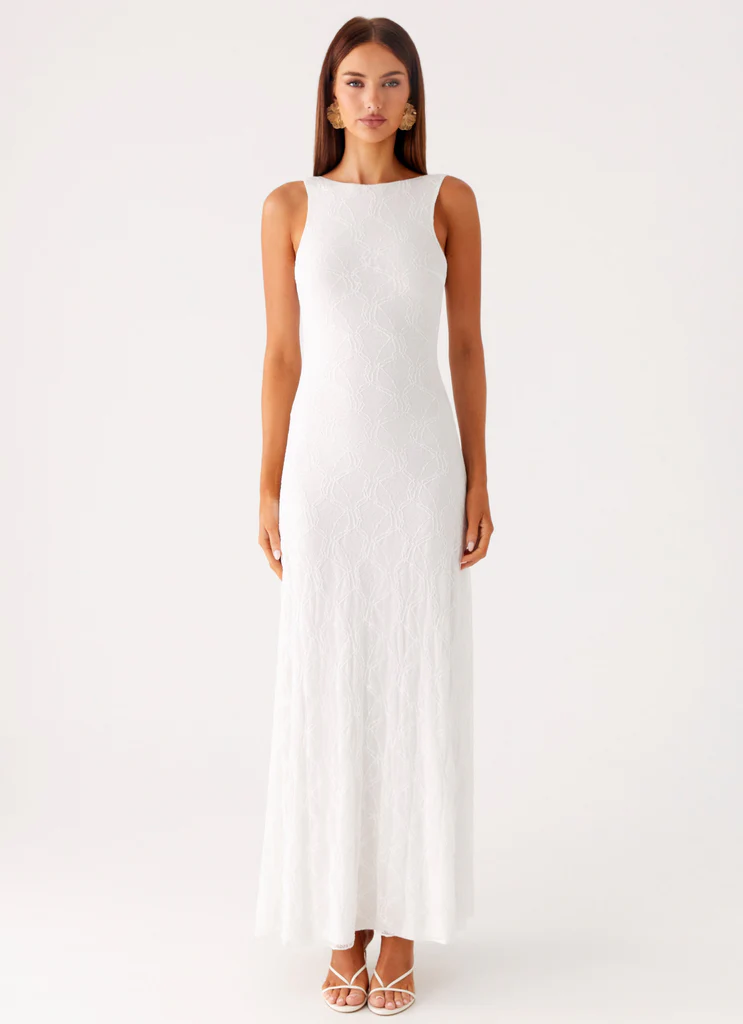 Embrace The Sun Maxi Dress - White