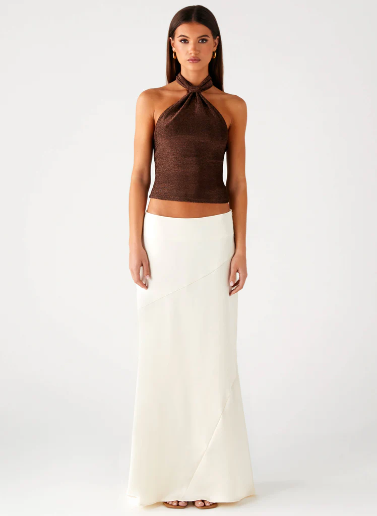 Amber Light Top - Chocolate