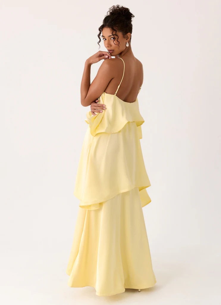 Becka Maxi Dress - Yellow