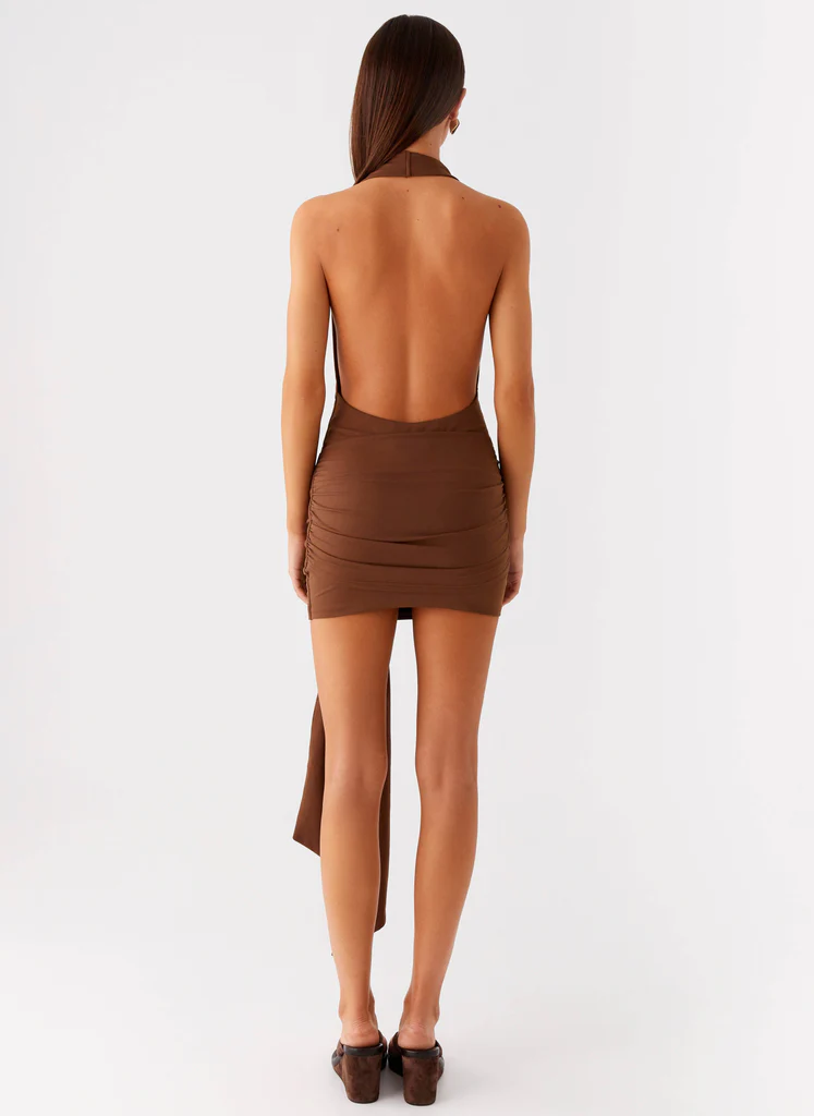 Orchard Mini Dress - Chocolate