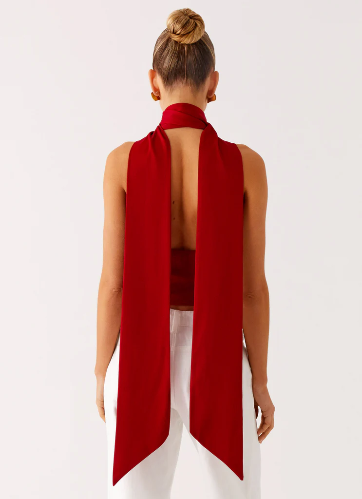Catching Feelings Top - Red