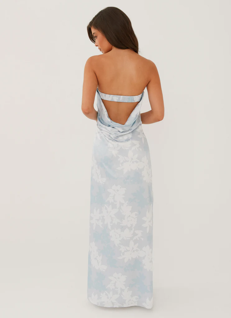 Love Me More Maxi Dress – Blue Blossom Love Me More Maxi Dress - Blue Blossom