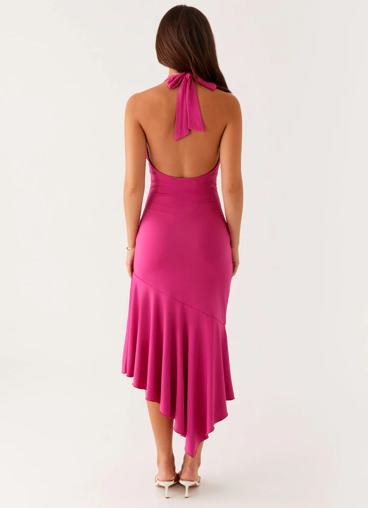 Perdita Midi Dress – Fuchsia Perdita Midi Dress - Fuchsia