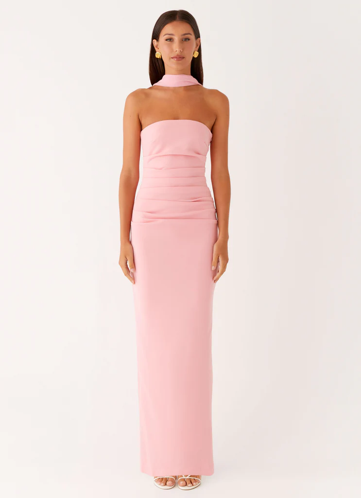 Libra Maxi Dress - Pink