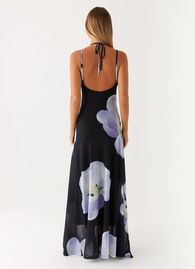 Enrika Maxi Dress - Flower Print