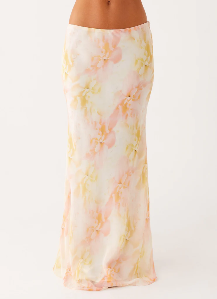 Harlow Chiffon Maxi Skirt – Floral Print Harlow Chiffon Maxi Skirt - Floral Print