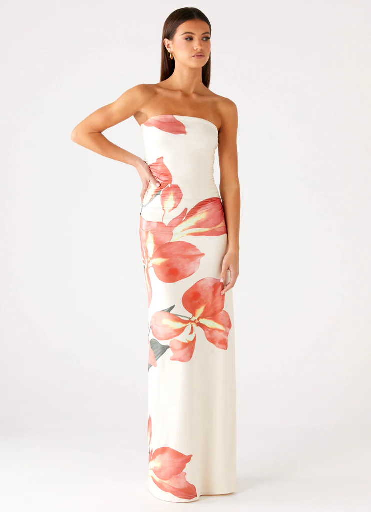 Bellanca Strapless Maxi Dress - Siena Floral