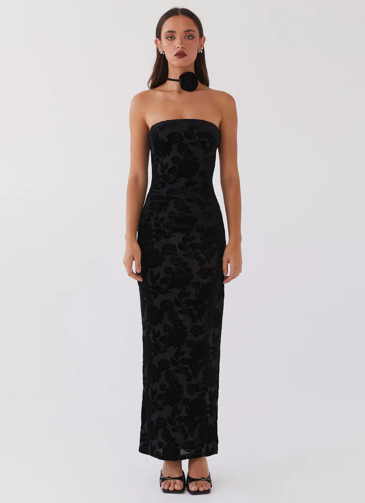 Trouble Love Maxi Dress – Black Trouble Love Maxi Dress - Black