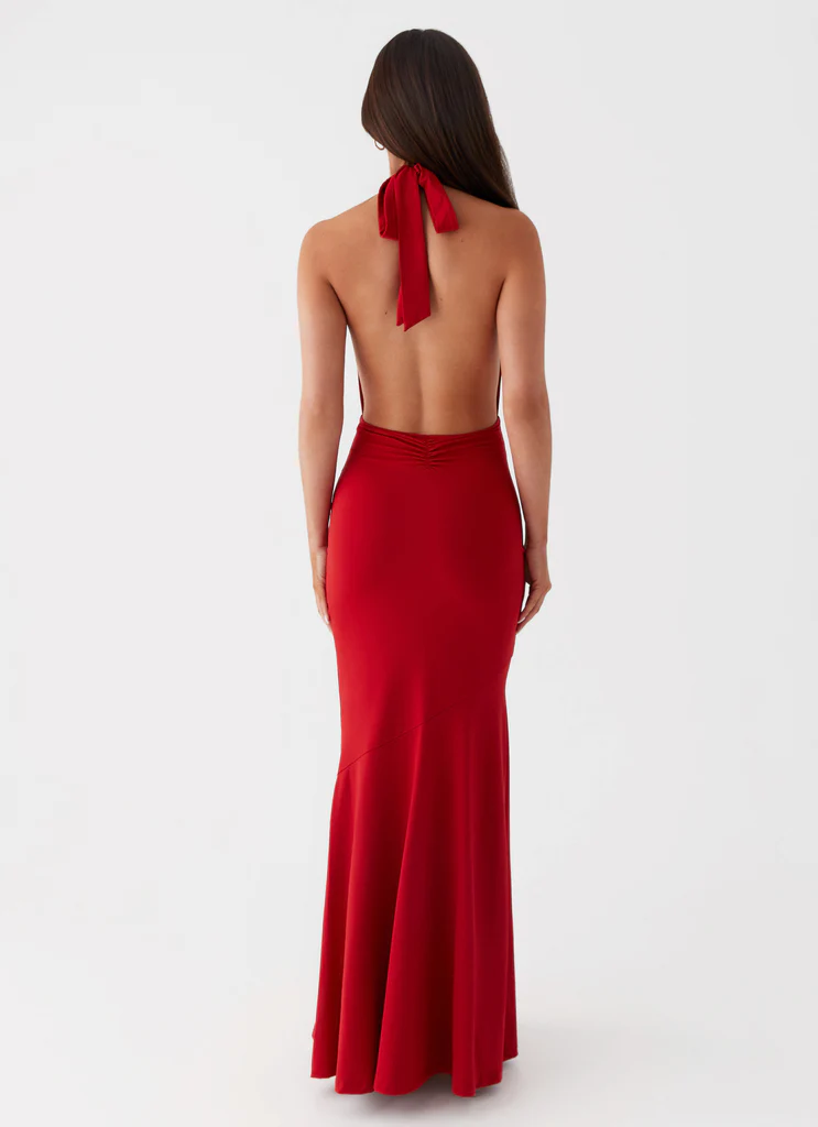 Eliza Rose Maxi Dress – Red Eliza Rose Maxi Dress - Red