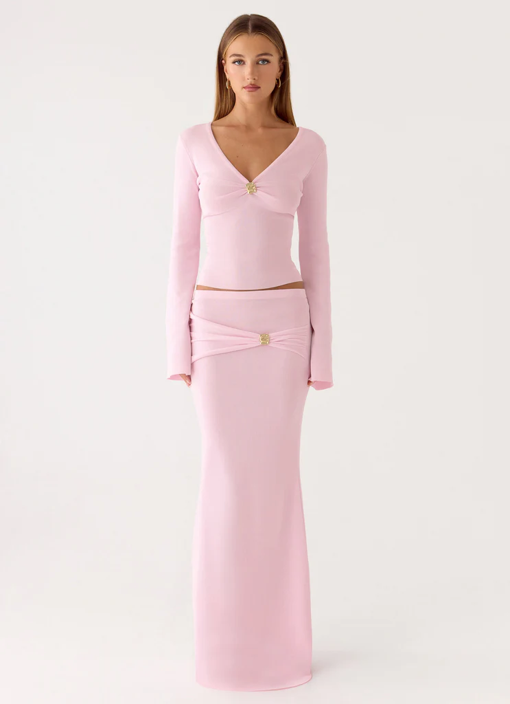 Colipso Long Sleeve Top - Pink