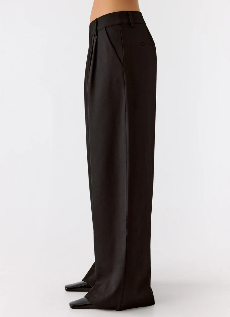 Samuel Low Rise Suiting Pants - Black