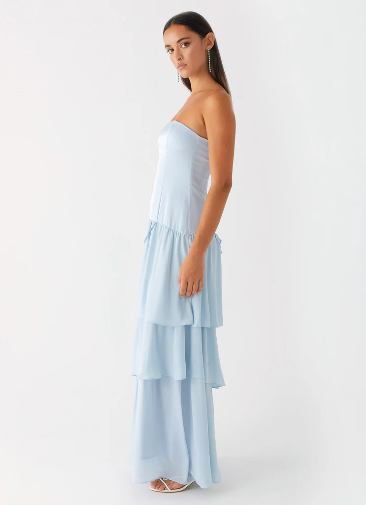 Our Story Maxi Dress – Pastel Blue Our Story Maxi Dress - Pastel Blue