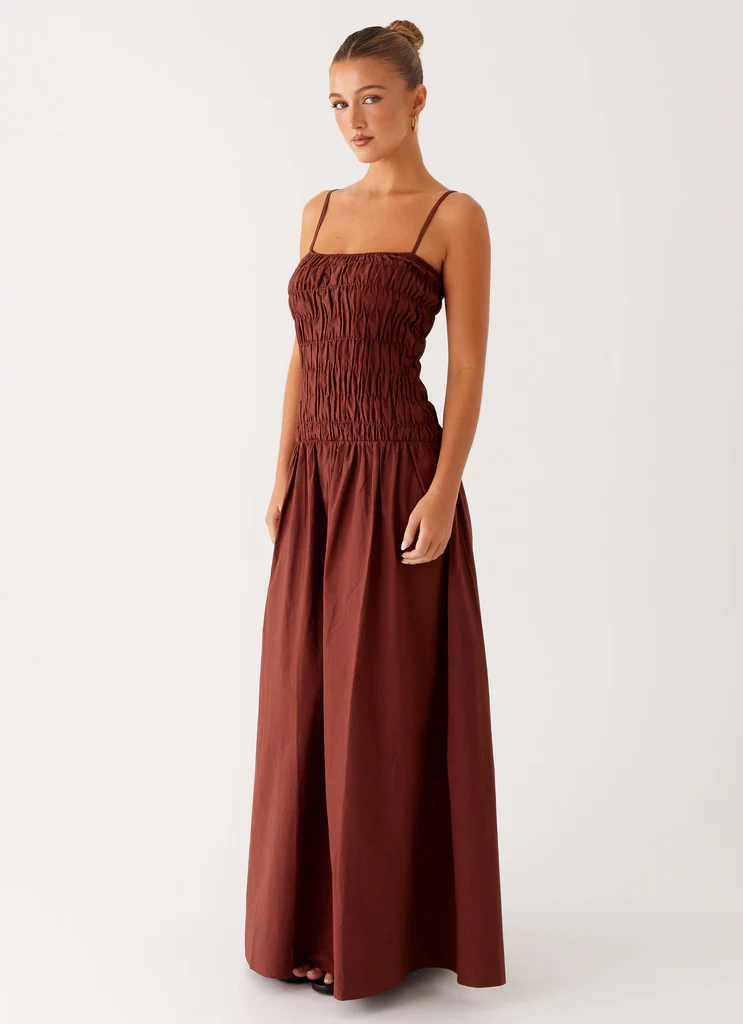Brooke Maxi Dress - Chocolate