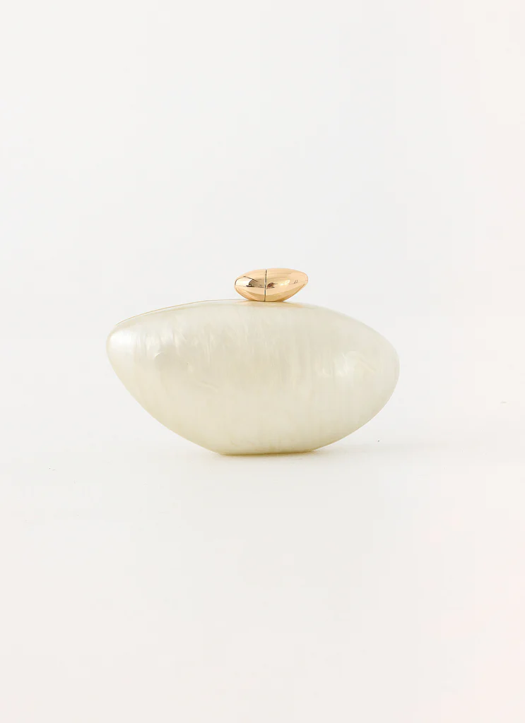 Sweet Escape Clutch Bag - Pearl
