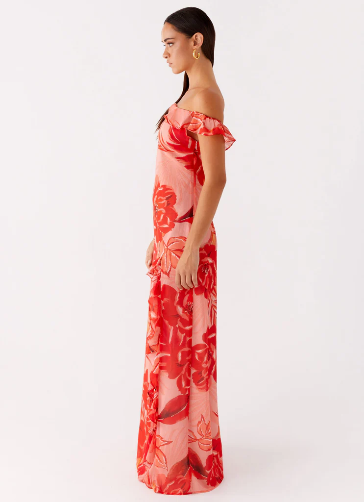Cassiday Maxi Dress - Sicily Sunsets Print