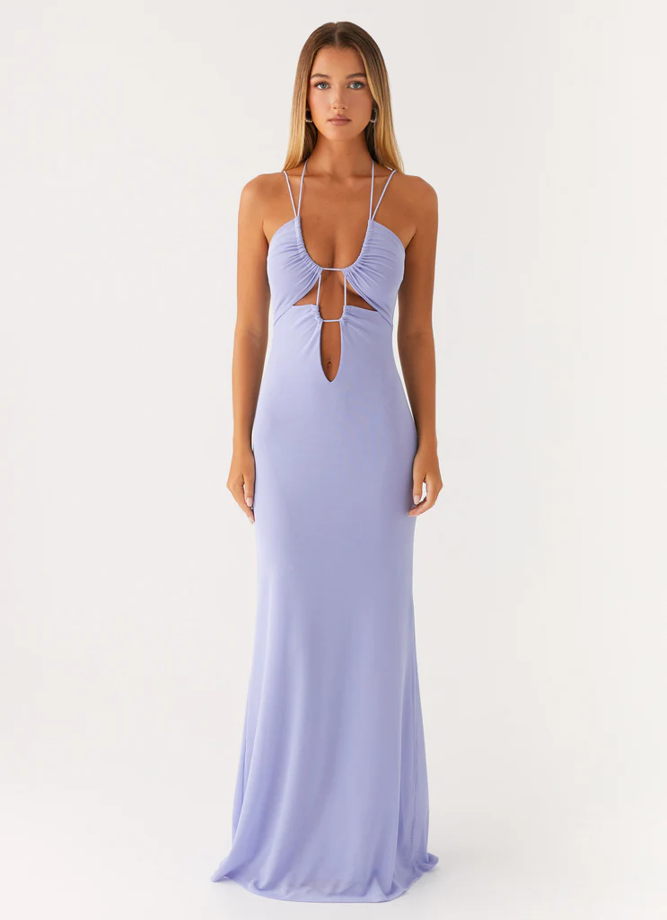 Roberta Maxi Dress - Heather Blue