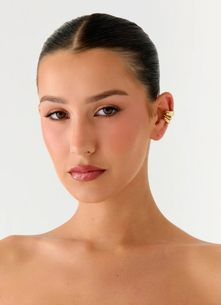 Power Trip Ear Cuffs – Gold Power Trip Ear Cuffs - Gold