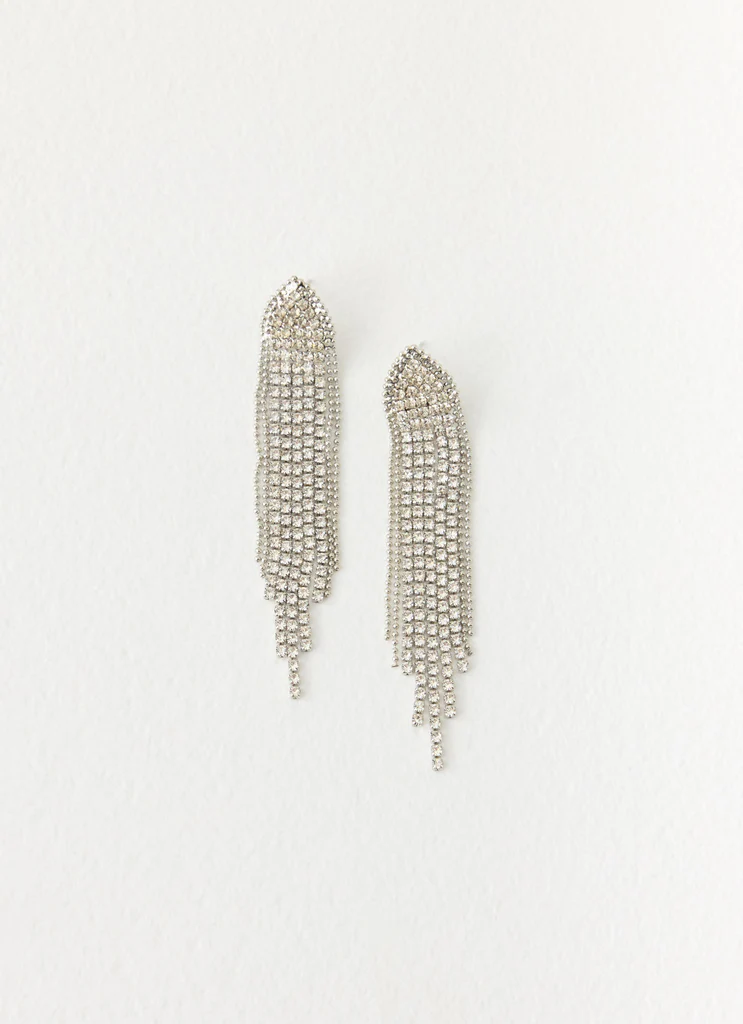 Shine For Me Earrings - Silver