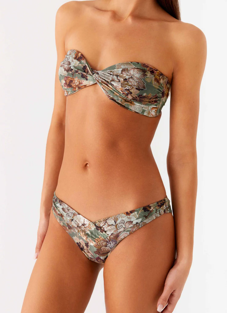 Delta Bandeau Bikini Top - Vintage Blossom