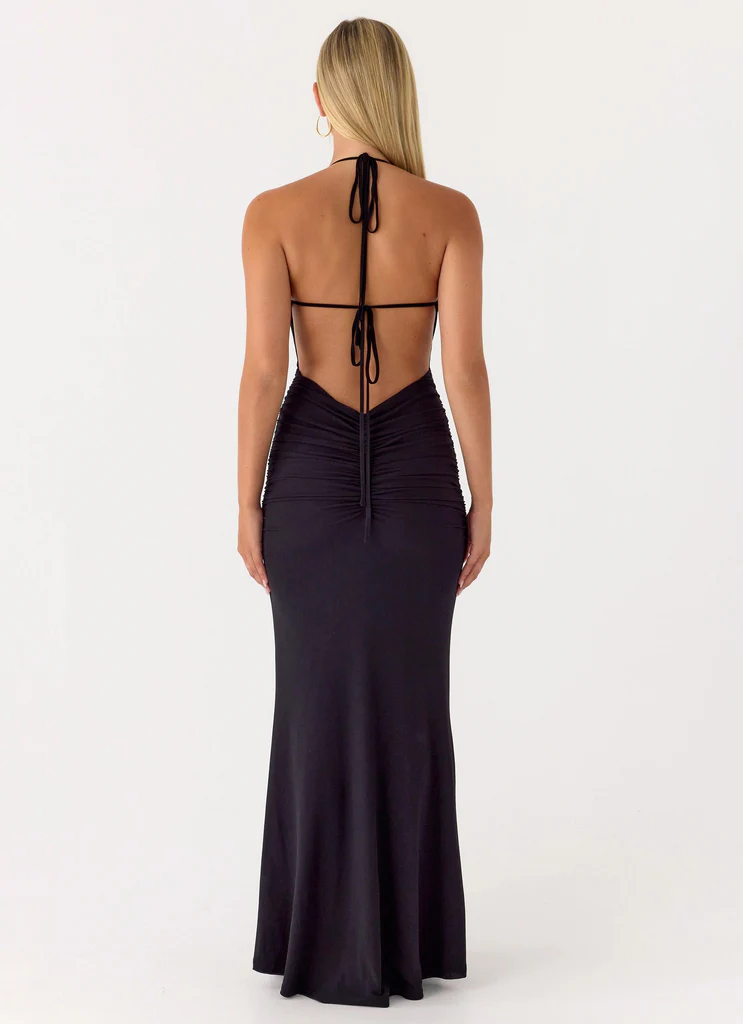 Fine By Me Maxi Dress - Black