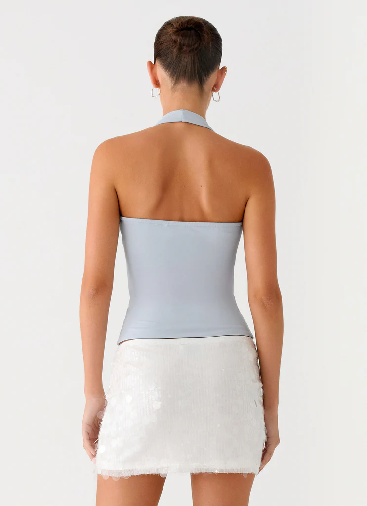 Diego Halter Top - Blue