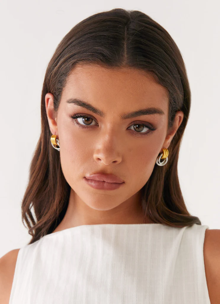 Nicolina Earrings - Gold/Silver