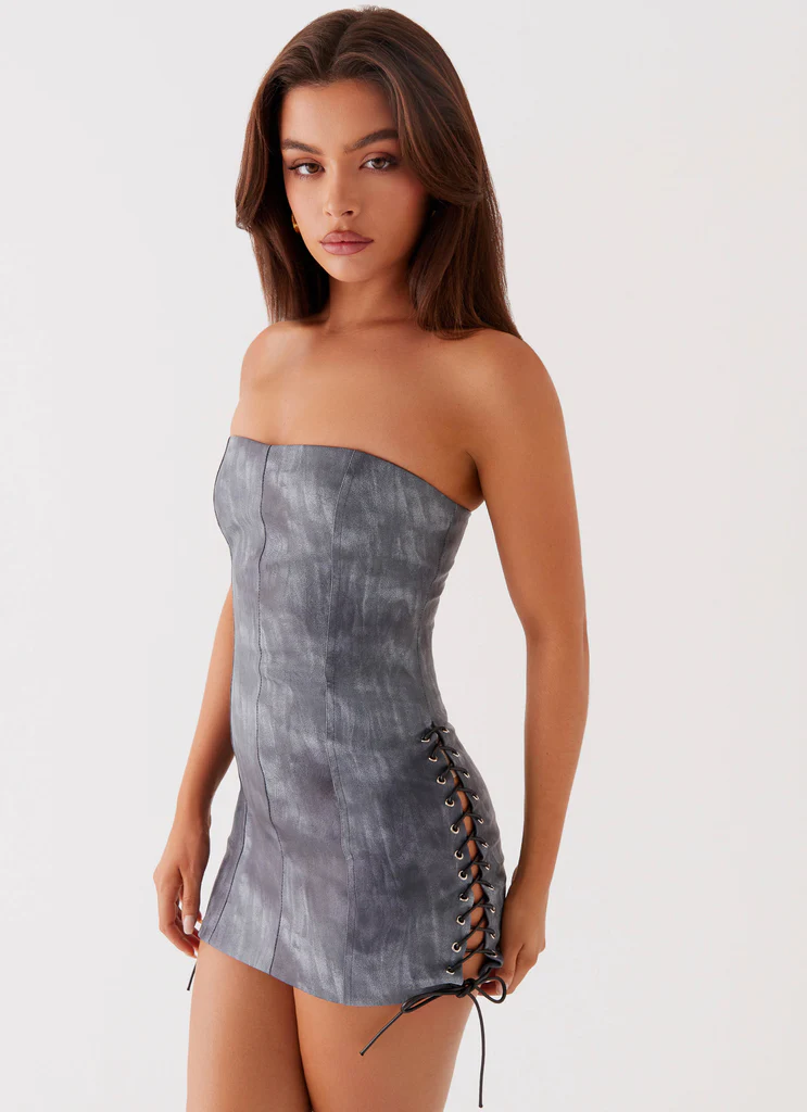 Better When I’m Dancing Mini Dress – Graphite Better When I'm Dancing Mini Dress - Graphite