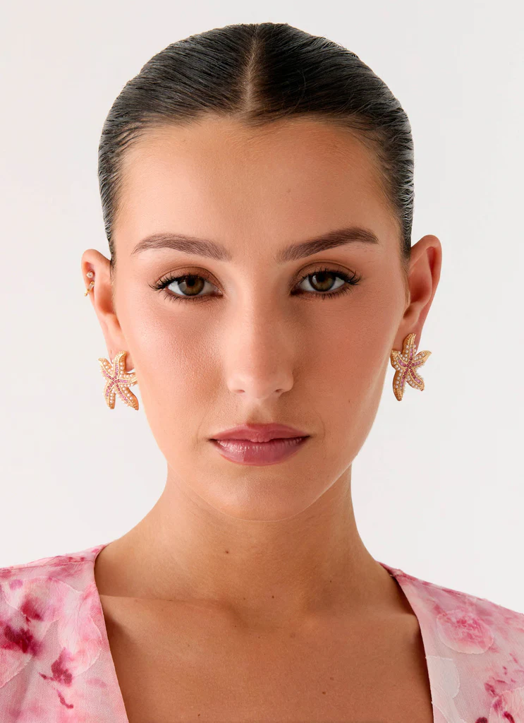 Tidebreaker Earrings - Pink