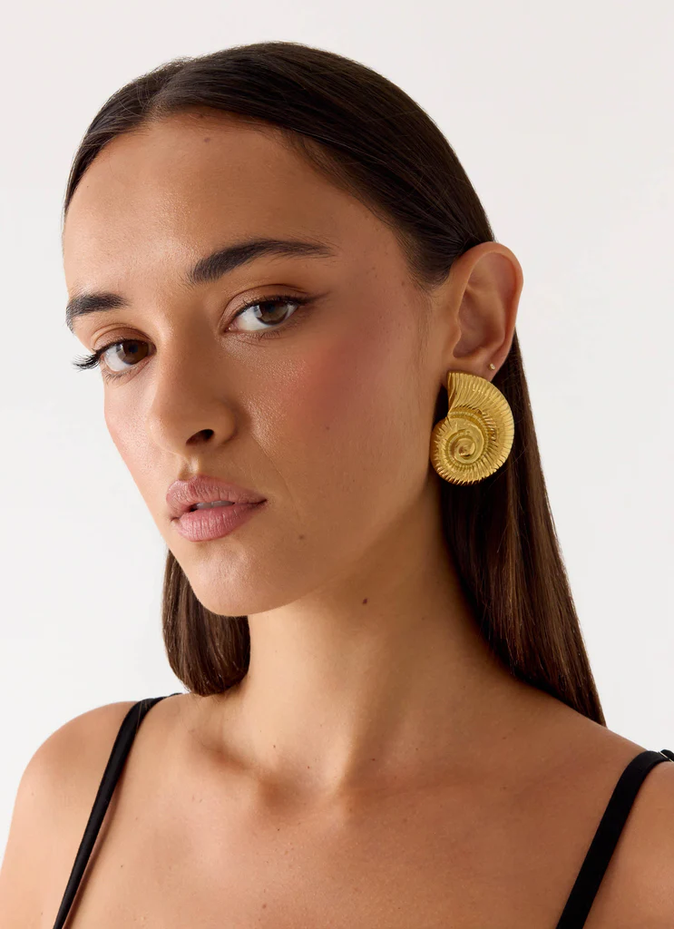 Tidebound Earrings - Gold