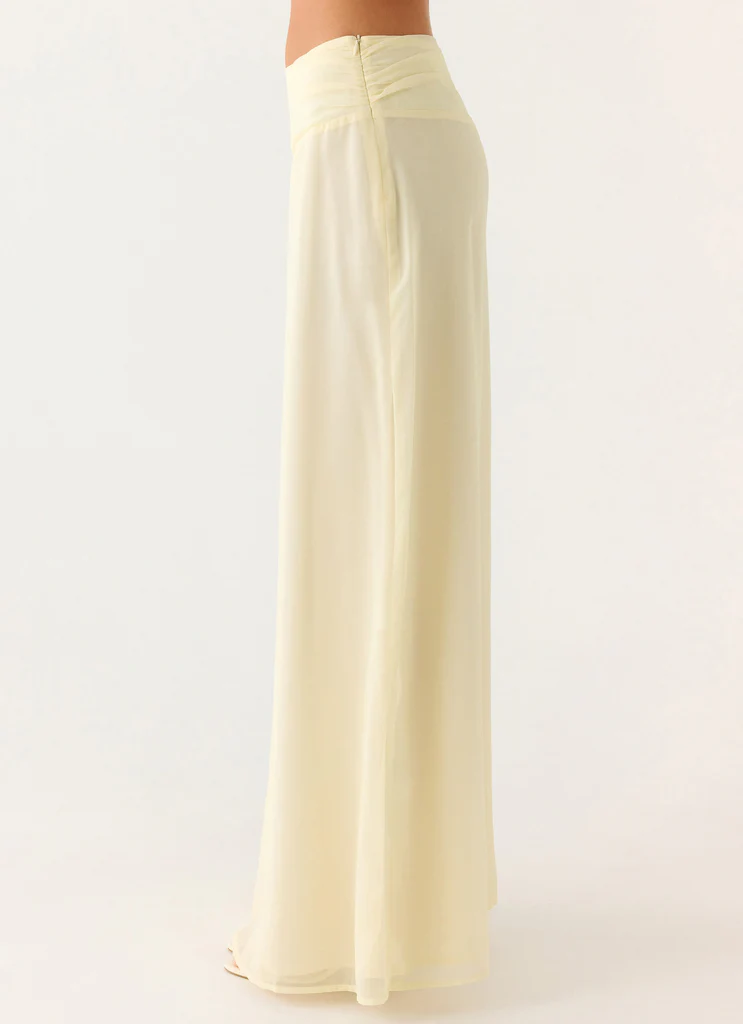 Blushing Bloom Maxi Skirt - Violet Blossom
