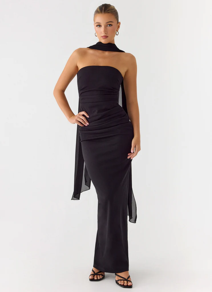 Libra Maxi Dress – Black Libra Maxi Dress - Black