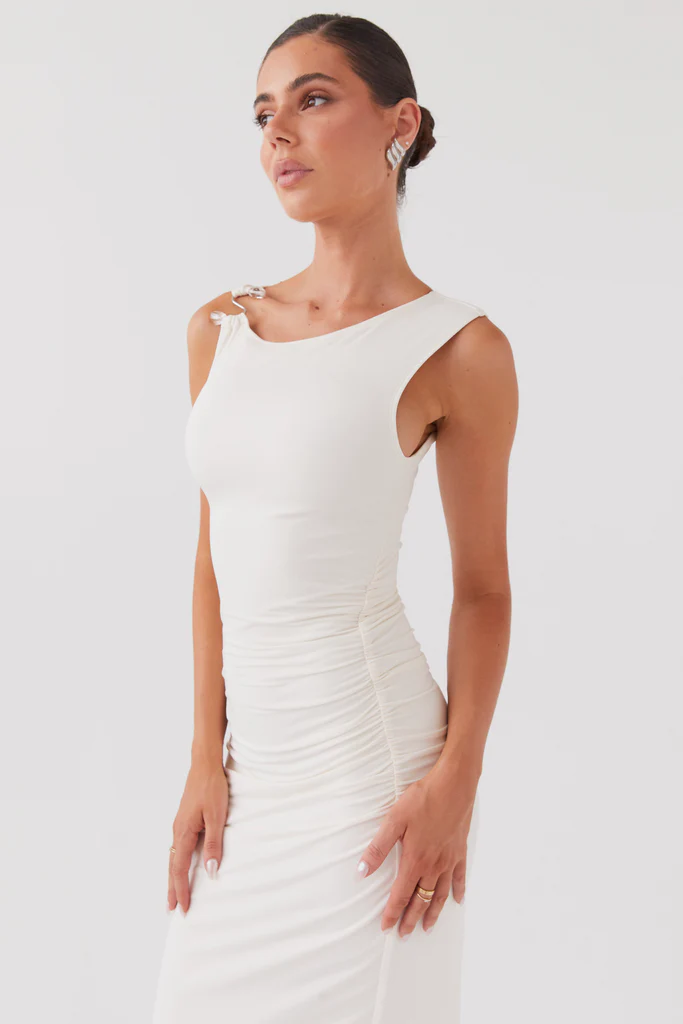 In Bloom Maxi Dress – Ivory In Bloom Maxi Dress - Ivory