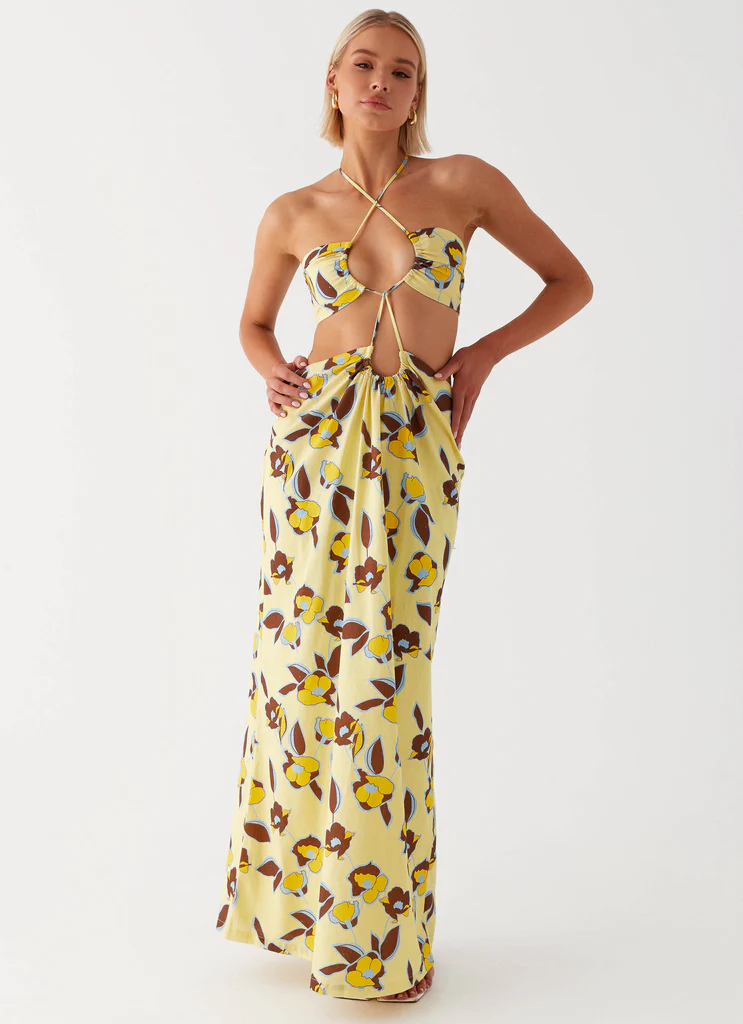 Nora Linen Maxi Dress – Primrose Nora Linen Maxi Dress - Primrose